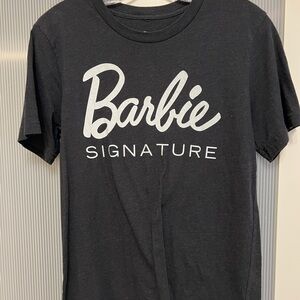 Barbie Black Cotton Blend T-Shirt